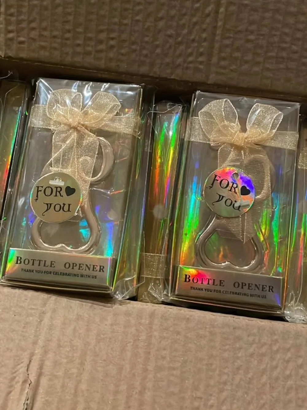 24 pcs 25 th birthday/anniversary bottle opener new